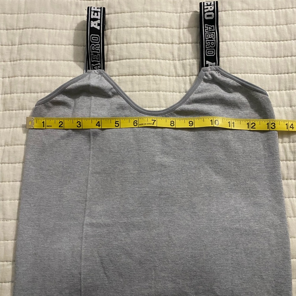 Aeropostale Heather Gray Tank Top| Gray | XL - Picture 5 of 6